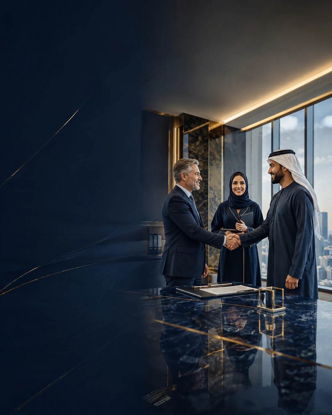 Executive strategic partnership discussion